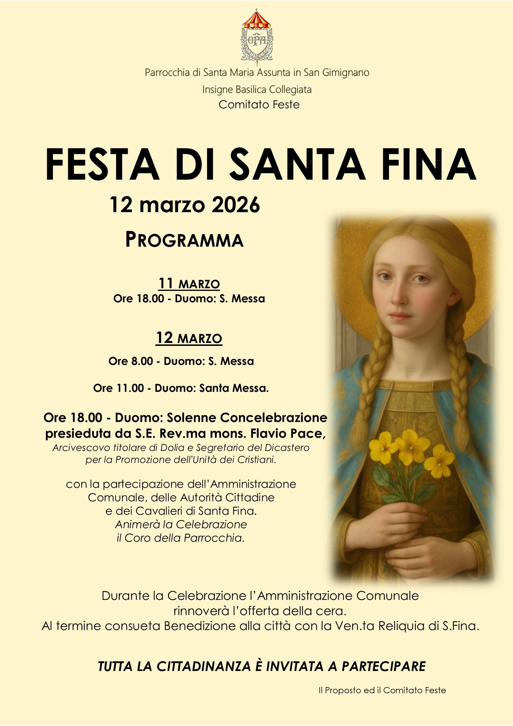 FESTA DI SANTA FINA 